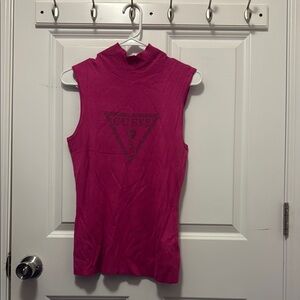 GUESS Pink Sleeveless Top